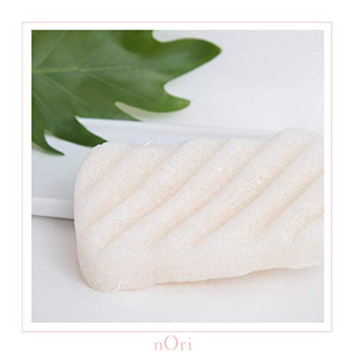 Nori Konjac Sponge Body Pure/Natural Fiber/For All Skin Types/Cleanse And Exfoliates The Skin/Daily Use/Skin Care Rutine #TOP1