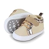 einbruch der dunkelheit heute berlin Baby-Krabbelschuh Sterntaler Unisex-Baby-Schuhe, Klettverschluss, Rutschfeste Sohle, Streifen in Silber-Metallic, Farbe: Beige, Größe: 21/22, Art.Nr.: 2302114.0