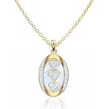 The Danbury Mint Diamond “I Love You” Personalized Pendant Necklace - Personalized Jewelry Gift for