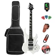 【H-S-H Pickups】Bullfighter MS200 electric guitar equipped with two classic Humbucker pickups and one Single-coil pickup, 5-way pickup selector switches, and 1 tone control knob plus 1 volume control knob, offering you versatile tone-shaping options. ...