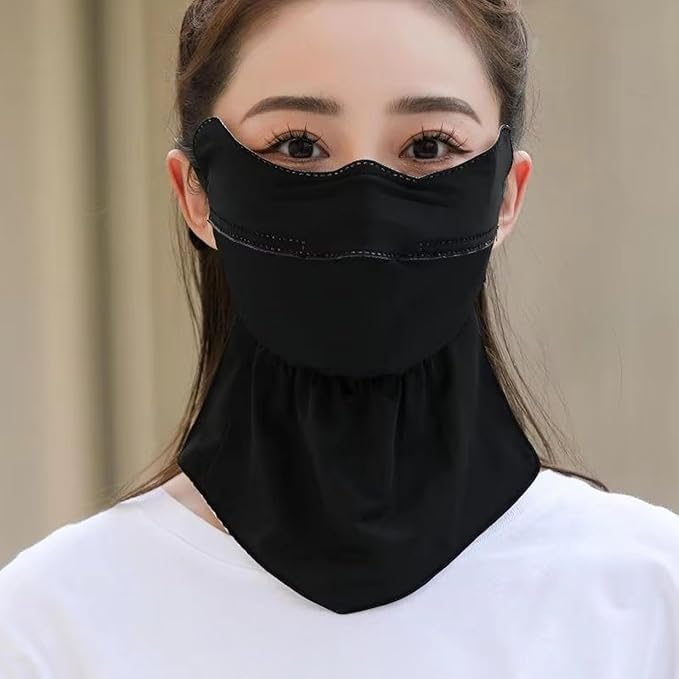 Image of TOMORROW Reusable Black Face Cover Mask - K-Pop Style Streetwear Fashion Mask | Soft Cotton Cloth | Printed Design | Washable, Breathable, for Men & Women | Daily Use & Outdoor