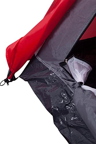 Mountain Warehouse Festival Dome 2 Man Summer Camping Tent - Water Resistant Backpacking Tent - Image 6