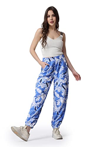 Image of POPWINGS Casual Printed Joggers for Women || Stylish Western Women Joggers for Summer || Pull-On Women Joggers Pants || Women Joggers for Summer