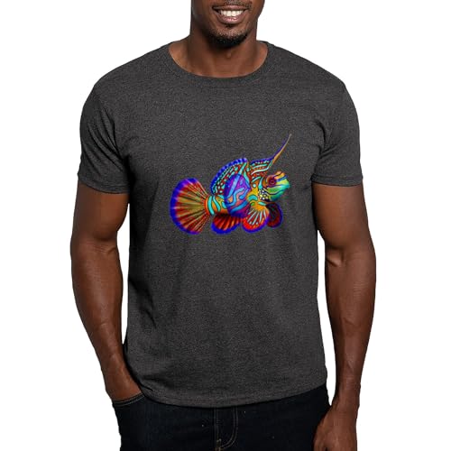 CafePress Mandarin Dragonet Fish T Shirt Men's Traditional Fit White Casual Tshirt
