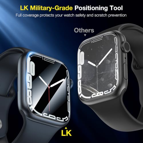 Image of LK [8 Pack Apple Watch 40mm Screen Protector Compatible for Apple Watch Series 6 /5 / SE 2 / SE 40mm Series 7 41mm, Self-Healing TPU Material, Scratch-Resistant, Bubble-Free, Ultra-Thin Film,
