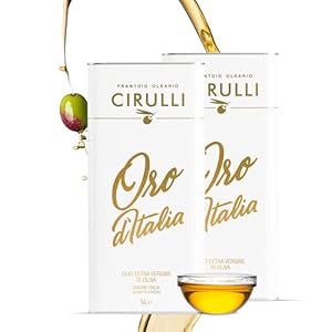 Cirulli 2 Blechdosen Olivenöl extra Natives, Evo Kalt extrahiertes italienisches (2 x 5 Liter)
