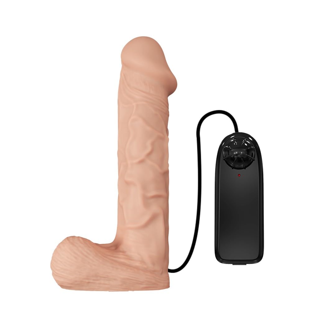 Strap on per donne con GRANDE dildo indossabile VIBRANTE, Vibratore Strapon con cintura per lesbica e grosso pene. Sex Toys accessorio sessuale per lesbiche.
