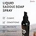 Leather Glycerine Saddle Soap - Protects, Cleans, Conditions, and Polishes Leather - 8oz