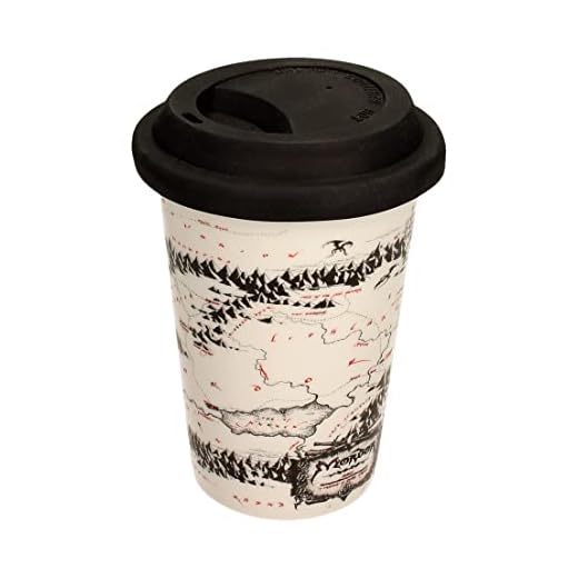 EL SEÑOR DE LOS ANILLOS SD TOYS - Vaso Reutilizable, Vaso Café en Cerámica, 370 ml