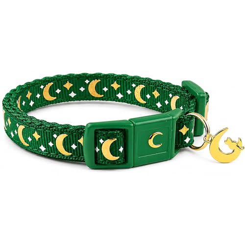 Image of Cat Collar Breakaway with Bell for Kittens & Cats | Safety Breakaway Buckle, Adjustable Fit, Bell Helps Track Your Cat