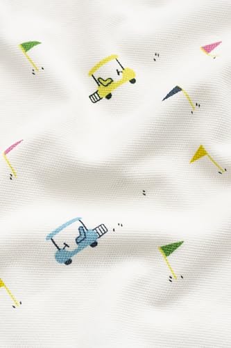 Image of monica + andy Short Sleeve Polo & Short Set, 100% Organic Clothes for Boys, Sizes for Kids, Toddler & Baby