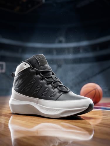 Image of OFF LIMITS Griffith Basketball Boots for Men | High-Top Lace-Up Shoes with Memory Foam Comfort & Durable Sole for Basketball Games, Practice Sessions, Campus Wear & Streetwear