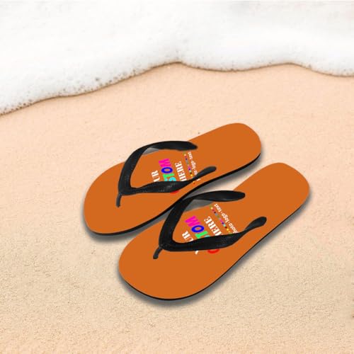 Custom Flip Flops Add Text/Logo/Image Personalized Sandal Slippers Beach Bathroom Indoor Outdoor Sandals For Men Women3