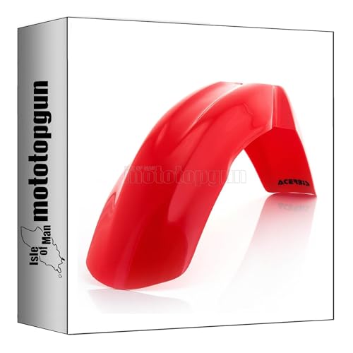 Garde-boue avant Acerbis 0008362.110.990 rouge pour moto Honda CR 125 R 2T