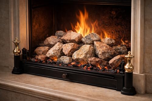 20lbs Soapstone Fireplace Stone Set, Gas Grill, Wood Stove, BBQ, firepit