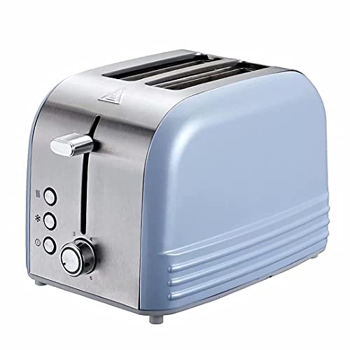 Dpliu 2 Slice Breakfast-Toaster, Küche, die automatische Brot-Toaster extra breite Schlitze Backmaschine, 6…