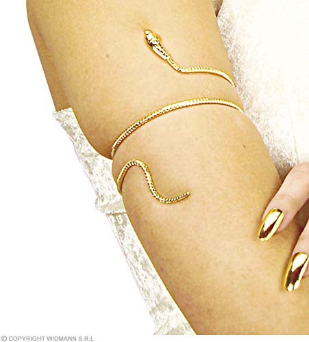 Preisvergleich Produktbild Widmann Schlangenarmband Halloween Schmuck für Faschingskostüme Zubehör Zubehör