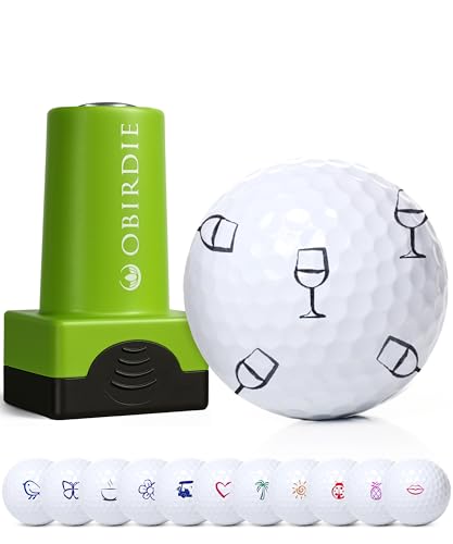 Obirdie Self-Inking Golf Ball Stamp | Chic & Fun Golf