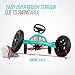 Berg Toys Buddy Lua Pedal Go Kart for Kids and Adults – Adjustable Ride On Toy for Ages 4-8 – Go Karts with BFR System, Adults Outdoor Pedal Car for Kids (Multi)