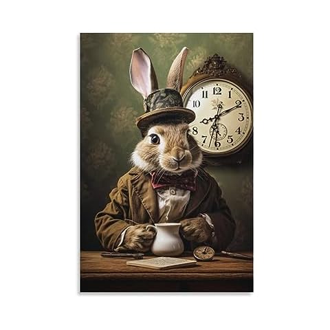 Poster abstrait lapin AYAROS Cover