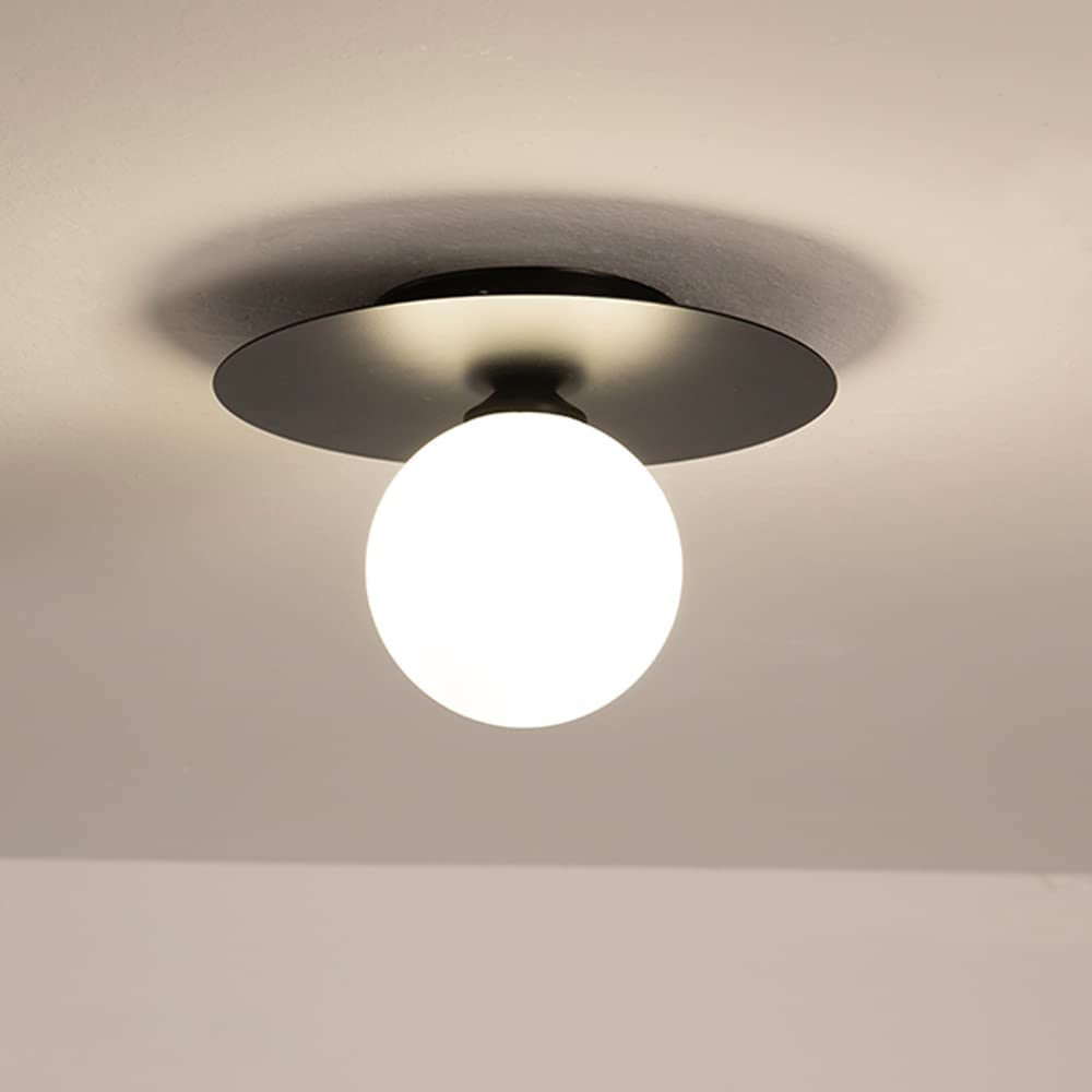 HXYSXHJUO Nordic Living Room Pendant Light With Globe Glass Shade,metal Chandelier Fixture,white Ceiling Fixtures