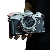 FOR Olympus OM3専用 ケース ハンドルレザーケース ハンドメイド本革 ボディケース ハーフカメラケース 表層牛革 + アルミニウム合金フレーム + ウルトラスエード裏地 for Olympus OM3 カメラ保護カバー(ショルダーストラップ/リストストラップ/ケース)