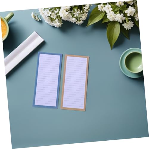 Papier lisse pour bloc-notes avec porte-stylo et aimant puissant de cuisine - 7