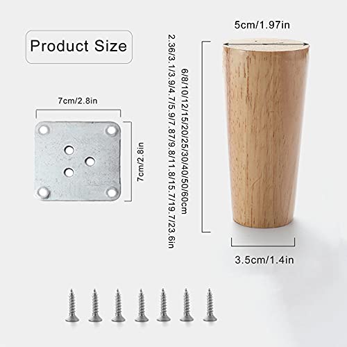 Patas de madera para sofás estables: soluciona la inestabilidad de armarios 8