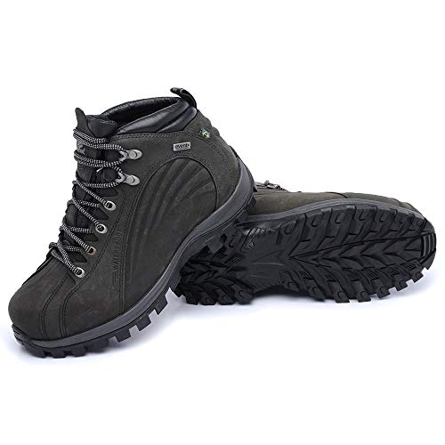 Macboot Bota Adventure Cano Alto Waterproof Fenix 02 Unissex Preto (Grafite), 42