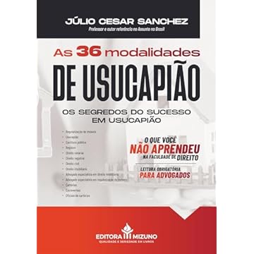 Capa do livro As 36 Modalidades de Usucapião