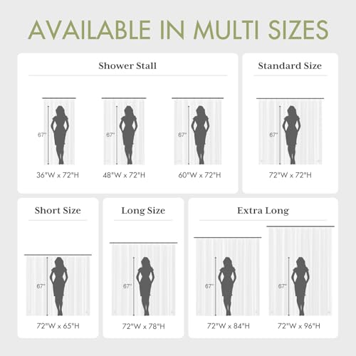 Amazerbath 72X72 IN Shower Curtain Liner thumb #5