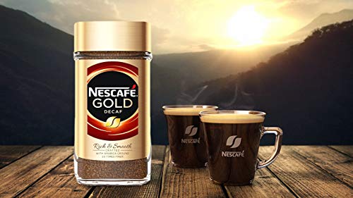 Nescafe Gold Decaf Rich & Smooth Taste Crafted With Arabica Ground Coffee Beans 10 Times Finer Instant Coffee Beverages For A Perfect Day Start Jar 100 Gm #TOP2