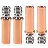 Alinan 4pcs Bimetal Heatbreak Upgrade All Metal Titanium + Copper Bi-Metal Heatbreak TC4 Throat for Mega S, Mega Pro, Vyper, Chiron 3D Printer Parts