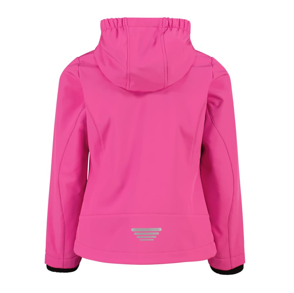 CMP Chaqueta softshell con capucha fija para niña, 3A29385N