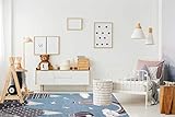 KC Cubs Boy & Girl Modern Decor Multicolor Area Rug and Carpet Collection for Kids, Toddlers and...