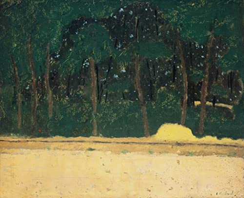 Affiche forêt Vuillard contre mur vide décoration maison 60x90