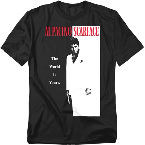 Popfunk Scarface The World is Yours T Shirt & Stickers, Black