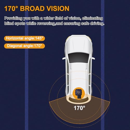 Image of Backup Camera Compatible with Ford: Edge 2011 2012 2013 2014 2015 Replaces OE# BT4Z-19G490-B Plug and Play-Rear View Reverse Parking Assist Back Up