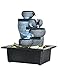 Desktop Waterfall Fountain Decor LED Illuminated Indoor Portable Waterfall Tabletop Fountains 10 1/5