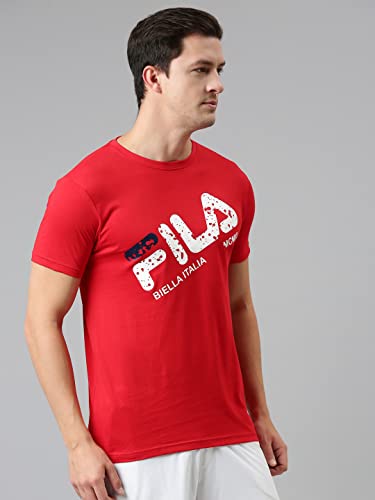 Image of FILA Men's Solid Straight T-Shirt