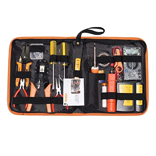 misppro Lot de 17 Outillage, Outils de Réseau, Tournevis, Pinces