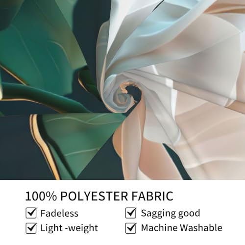 Tapisserie fleurs 3D relief imprimé floral géant 152 x 130 cm - 6