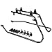 XMT-MOTO Saddlebag Saddle bag Conversion Brackets For Harley Heritage Softail 1986-2017