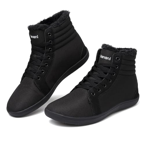 Bravover Barfußschuhe Winter Herren Damen Winterschuhe Warm Gefüttert...