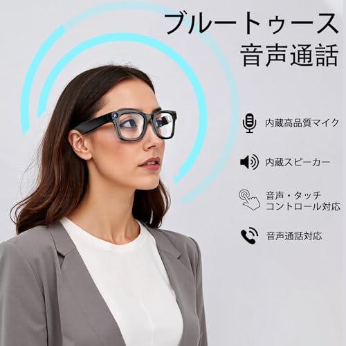 ERVPES G300(S)コンパクト AI スマートメガネ の商品画像 1