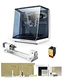 Carvera Air Desktop CNC Machine with 4th Axis and Add-on Module by Makera, Compact Enclosed Mini CNC Router, Quick Tool Changer Closed-Loop Control, User-Friendly CAM for Milling,Cutting, DIY, Crafts