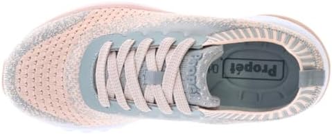 Propet Women's Propet EC-5 Sneakers, Grey/Peach, 7 XX-Wide US | Image 3