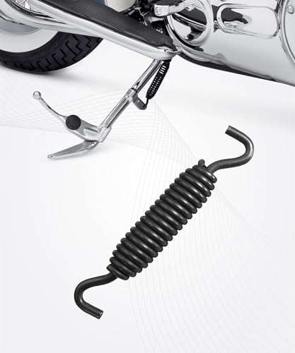UNLRAE Motorcycle Parts,Car Accessories Kickstand Spring,Chrome Plated Motorcycle Kickstand Springs,Professional Motorbike Powersports Kickstands,Suitable for Most Harley Motorbike Models (Black)