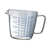  Cabilock 1 Pc tasse à mesurer tasses à mesurer en verre de silicium gobelets clairs outil expresso lanceur measuring cups verres doseurs tasses à mesurer liquides verre doseur Ménage cruche
