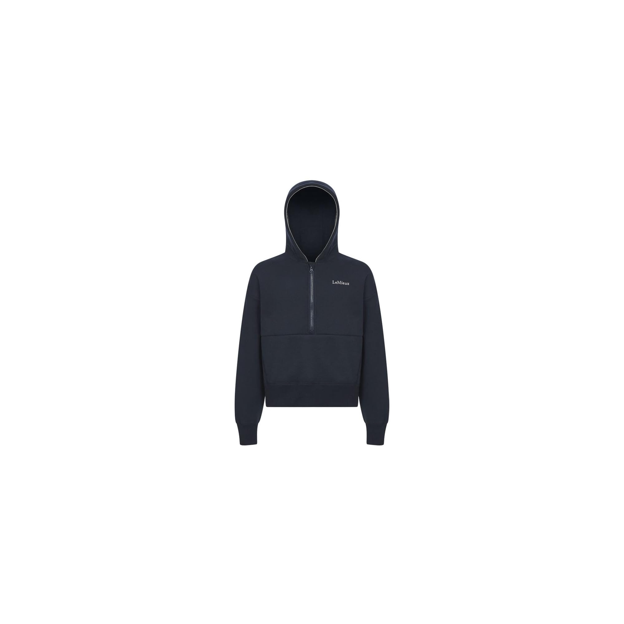 Lemieux Navy Young Rider Half Zip Hettie Hoodie-Alpine Or 7-8 Years,